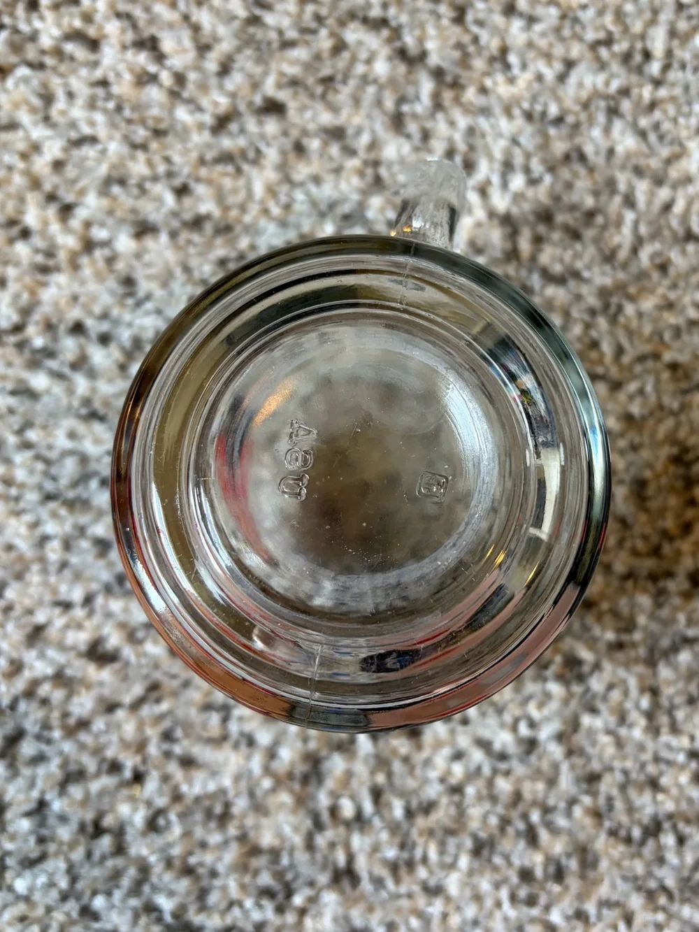 Vintage Mickey & Minnie Glass Mug